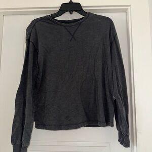 Universal Thread Charcoal Long Sleeve Top